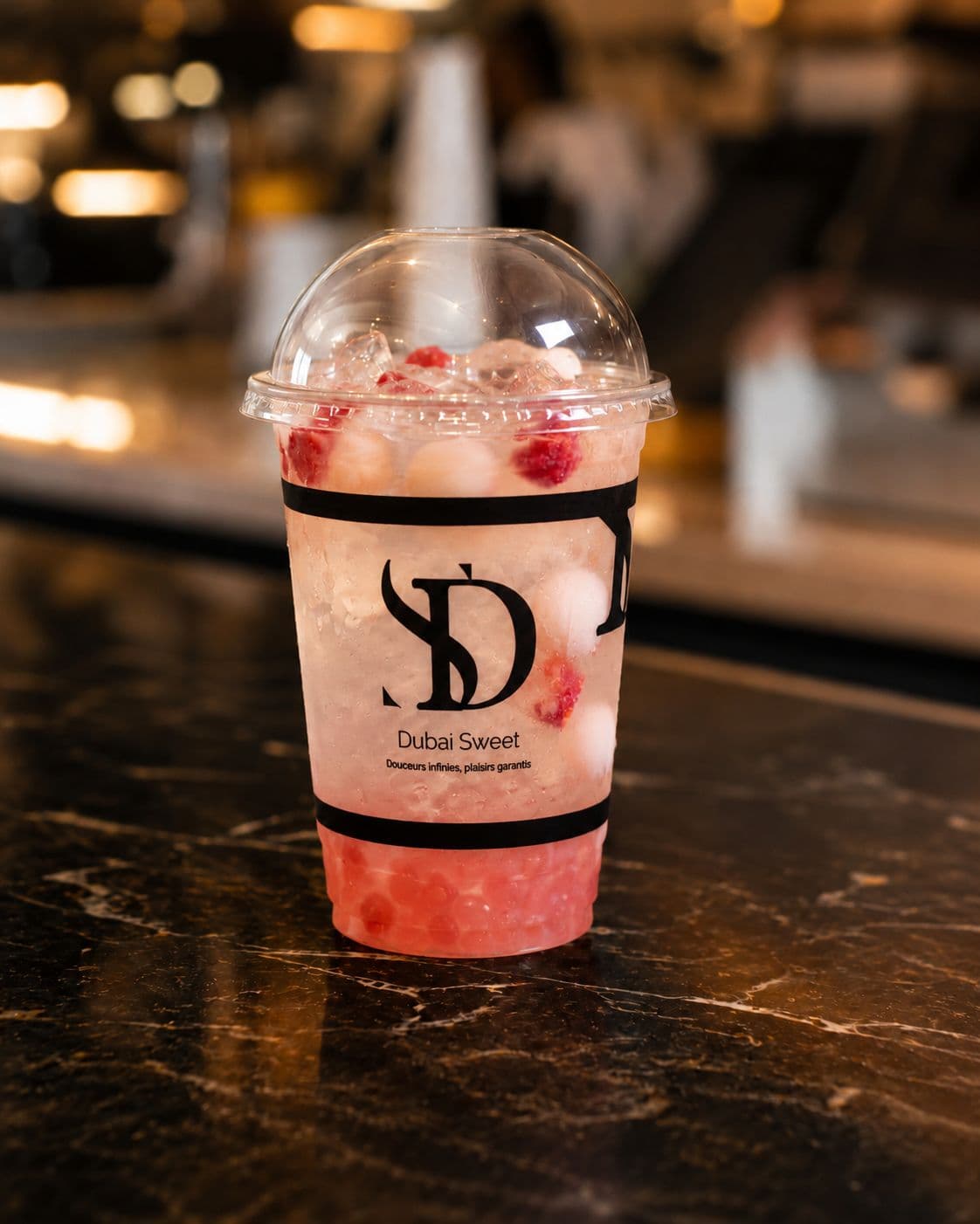 Litchi Raspberry Bubble — Bubble Tea Dubai Sweet