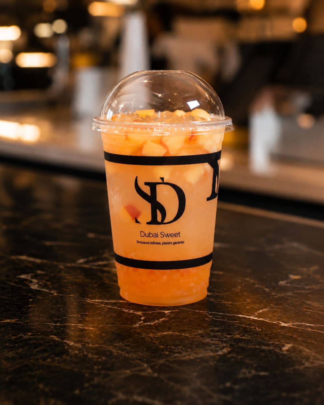 Peach Mango Bubble — Bubble Tea Dubai Sweet