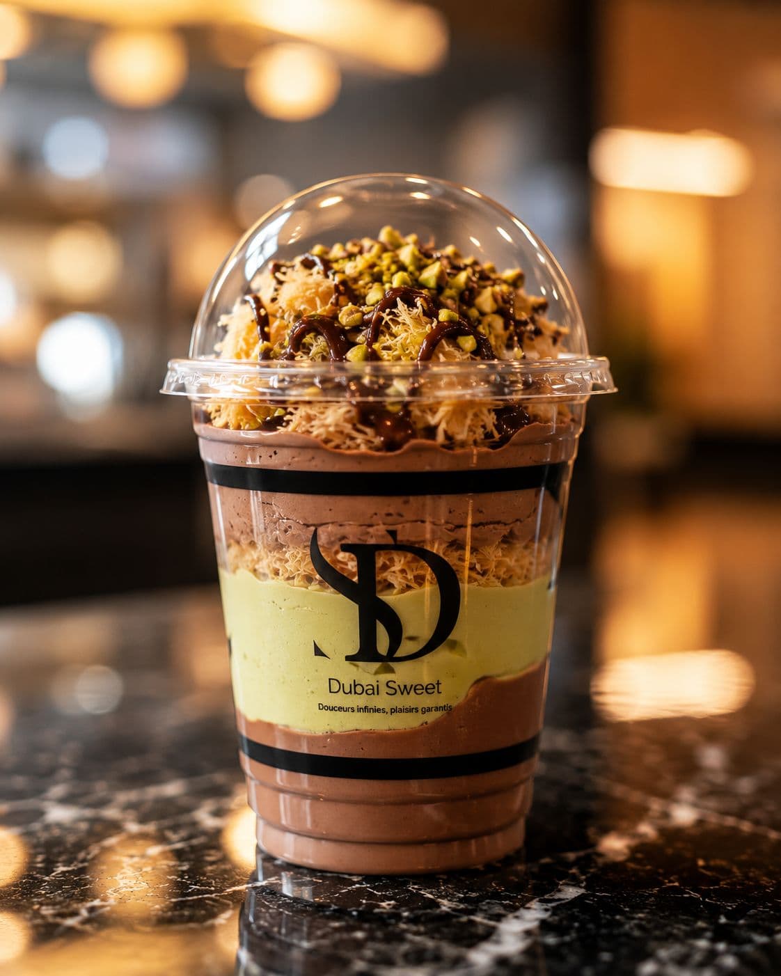 Knafeh · Pistache · Chocolat — Pâtisserie d’exception Dubai Sweet